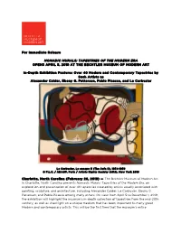 For Immediate Release NOMADIC MURALS
