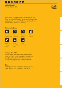 Sabmiller Plc Annual Report 2011 Welcome To