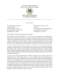 State of New Mexico Hector H. Balderas Attorney
