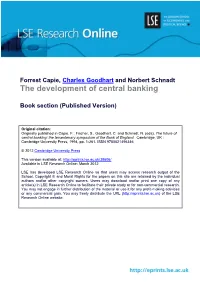 The Development of Central Banking