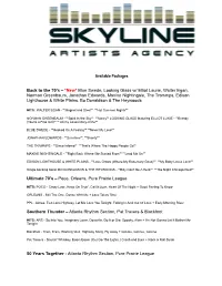 Available Packages List