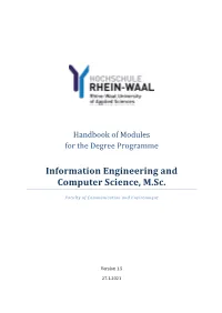 Information Engineering and Computer Science, M.Sc