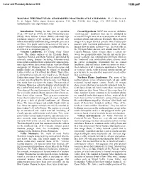 Geomorphic Processes and Landforms, Lunar Planet