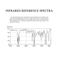 Infrared Reference Spectra