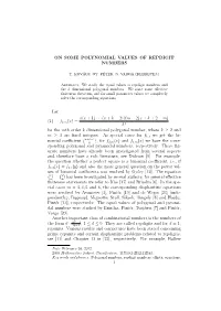 On Some Polynomial Values of Repdigit Numbers