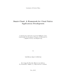 Smart-Cloud: a Framework for Cloud Native Applications Development