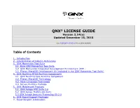 Table of Contents