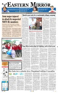 Army Major Injured in Attack by Suspected NSCN