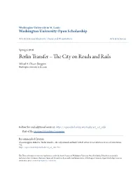 Berlin Transfer – the Itc Y on Roads and Rails Mikael A