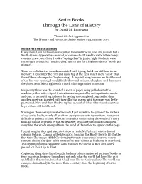 Series Books Through the Lens of History by David M