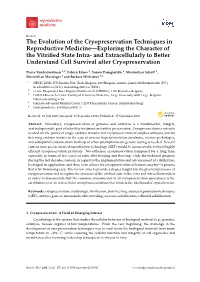 The Evolution of the Cryopreservation Techniques in Reproductive