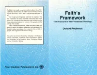 Faith's Framework