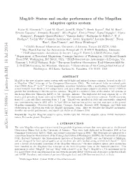 Magao: Status and On-Sky Performance of the Magellan