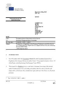 Draft Progress Report