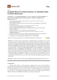 Graphite-Based Geothermometry on Almahata Sitta Ureilitic Meteorites