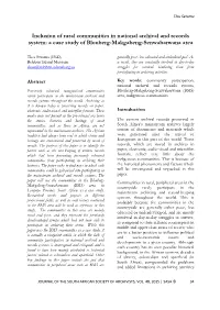 Inclusion of Rural Communities in National Archival and Records System: a Case Study of Blouberg-Makgabeng-Senwabarwana Area