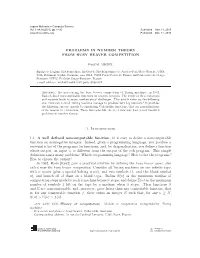 Problems in Number Theory from Busy Beaver Competition