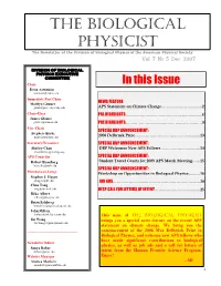 Assistant Professor in Experimental Biological Physics