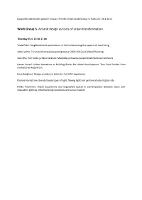 Työryhmän Esitelmät Ja Abstraktit (PDF)