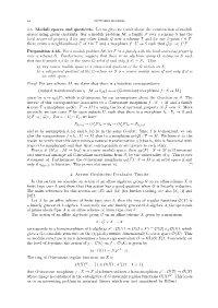 3.6. Moduli Spaces and Quotients. Let Us Give One Result About the Construction of Moduli Spaces Using Group Quotients