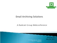 Global Relay Archive It’S Not Just About Email…