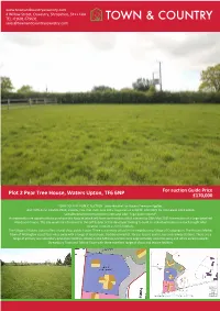 Plot 2 Pear Tree House, Waters Upton, TF6 6NP £170,000