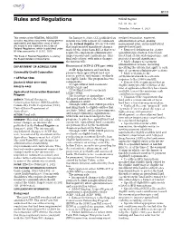 Agricultural Conservation Easement Program