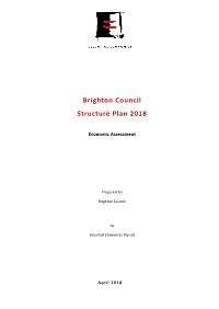 Brighton Structure Plan 2018 – Economic Input