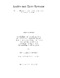 Logics and Type Systems