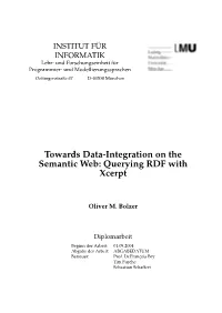 Querying RDF with Xcerpt