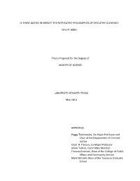 The Retributive Philosophies of Executive Clemency