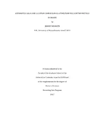 Automated Color and Location Comparison As a Timestamp Recognition Method