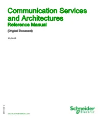 Communication Services and Architectures