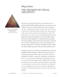 Oleg Grabar the TENSIONS of VISUAL CREATIVITY