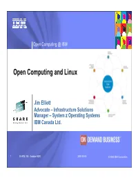 Open Computing and Linux