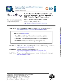 TCR-Mediated Signal Transduction Adhesion Molecule-1 (CD31)
