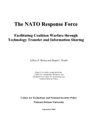 The NATO Response Force: from Conception to Operations 1 A