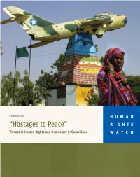 Threats to Human Rights and Democracy in Somaliland WATCH