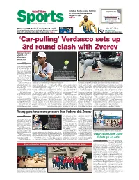 Verdasco Sets up 3Rd Round Clash with Zverev Spaniard Knocks Off 26Th Seed Basilashvili in Four Sets