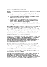 Windflow Technology: Interim Report 2010