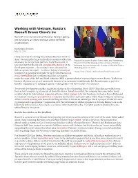 Working with Vietnam, Russia's Rosneft Draws China's