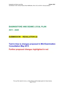 Basingstoke and Deane Local Plan 2011-2029 – Consolidated Version