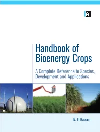 Handbook of Bioenergy Crops ‘[The] Most Authoritative and Rich Source of Information in Biomass