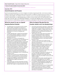 What This Means for You As a Special Educator/Service Provider