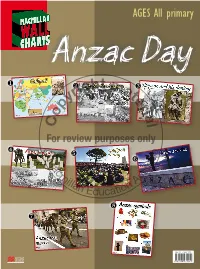 Anzac Day ❶ ❷Ight Ma ❸ Yr Te P R I O A