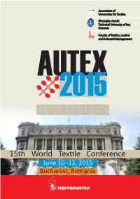 Autex 2015 Proceedings