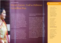 Diwali Feature: God As Deliverer