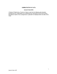 General Order Dated 16 May 2005 Pdf 212.13 KB