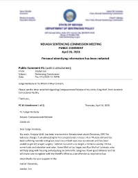 April 29, 2020 Public Comment with Responses
