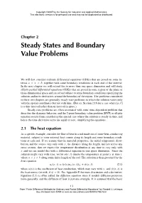 Chapter 2. Steady States and Boundary Value Problems